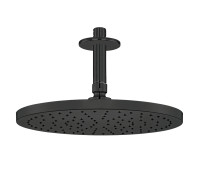 Верхний душ TOPAZ MYRA круглый 255 мм матовый черный 102145033C1EX