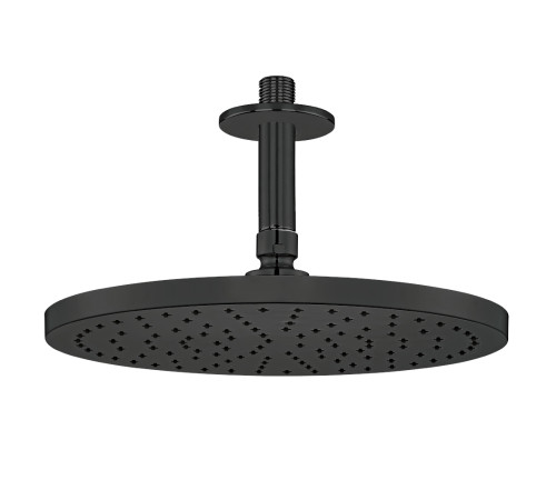Верхний душ TOPAZ MYRA круглый 255 мм матовый черный 102145033C1EX