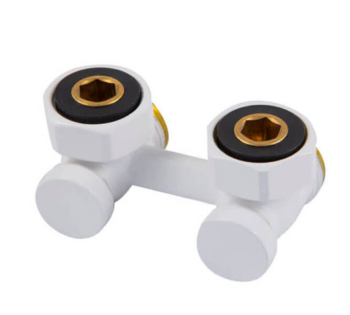 Узел подключения Schlosser 50 мм 3/4 x 3/4 угловой Белый 600700023