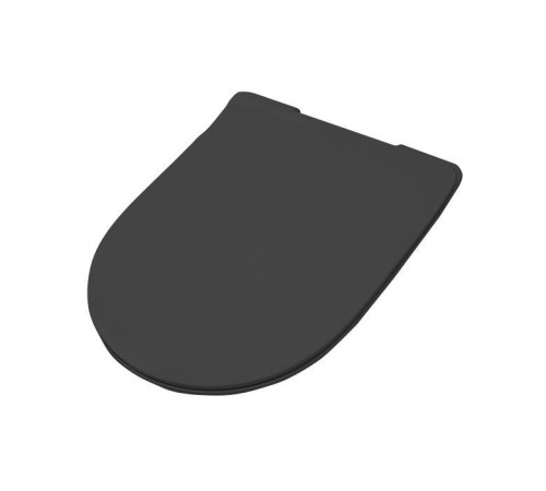 Сиденье для унитаза Artceram FILE 2.0 супертонкое с микролифтом черный матовый FLA014 17