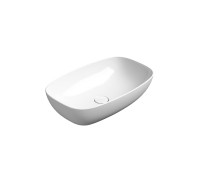 Раковина накладная GSI Nubes 60х38 см белый 978311