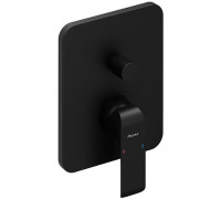 Смеситель скрытого монтажа Ravak Flat FL 065.20 черный X070179
