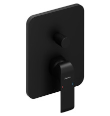 Смеситель скрытого монтажа Ravak Flat FL 065.20 черный X070179