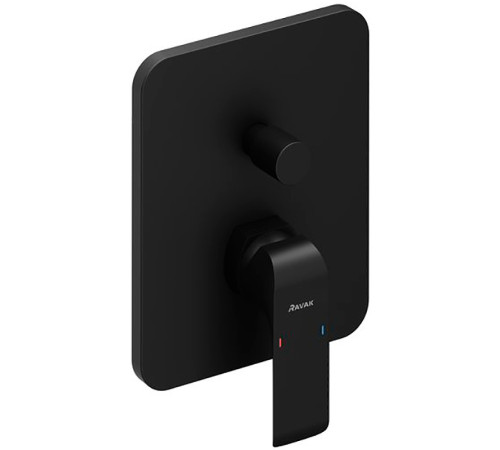 Смеситель скрытого монтажа Ravak Flat FL 065.20 черный X070179