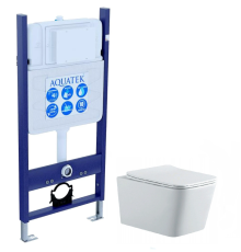 Комплект инсталляция с унитазом Aquatek Либра New (INS-0000014, AQ0530N-00) ЛИБРА N-14