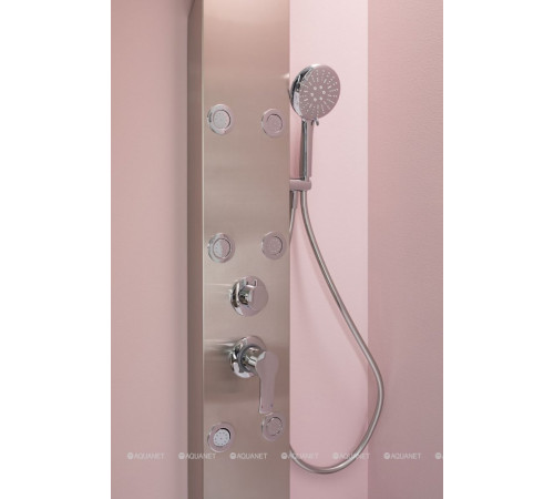 Душевая панель Aquanet Galaxy Shine с изливом и верхним душем AP40-01