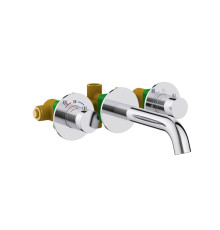 Смеситель для раковины встроенный с термостатом Timo Saona хром 2381/00SM