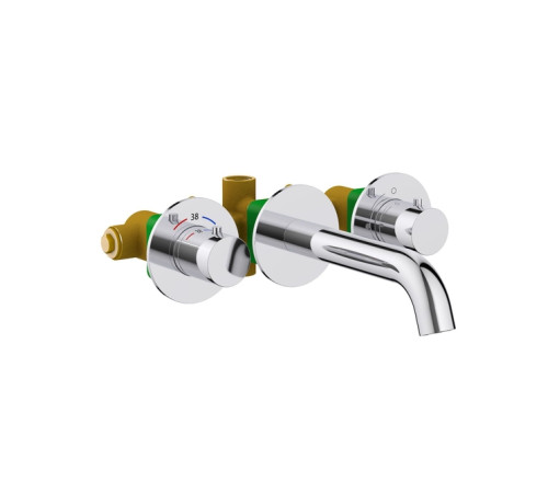 Смеситель для раковины встроенный с термостатом Timo Saona хром 2381/00SM