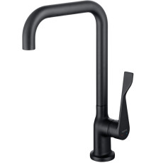 Смеситель для кухни Aquanet Вега квадратный излив матовый черный AQ1083MB