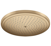 Верхний душ Hansgrohe Croma 280 1jet 280x280 мм шлифованная бронза 26220140