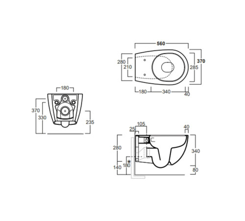 Унитаз подвесной Simas Vignoni 56х36.5 см безободковый смыв Tornado caramello VI18VERT