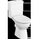 Унитаз напольный безободковый VitrA S10 Open-Back с сиденьем микролифт 9822B003-7204