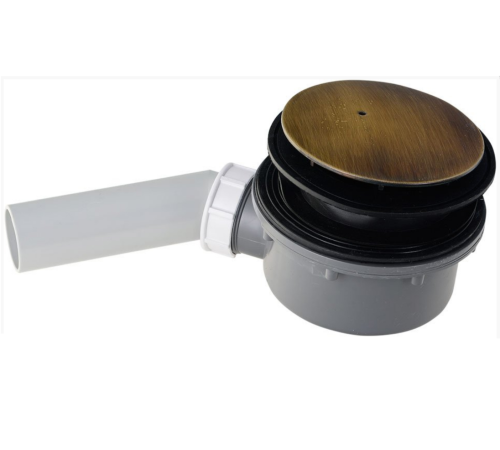 Сифон для душевого поддона Kerasan Retro 90 мм бронза 905693