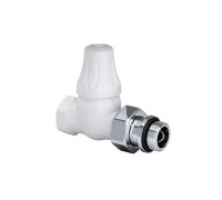 Клапан запорный прямой SR Rubinetterie Floral Old Style 1/2 белый 0397-1500VC0A