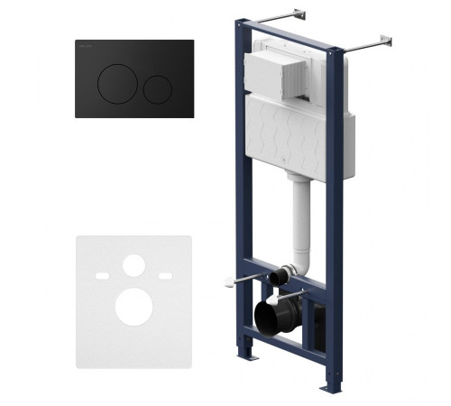 Инсталляция для подвесного унитаза AM.PM Pro L с пневматической клавишей I012704.9038