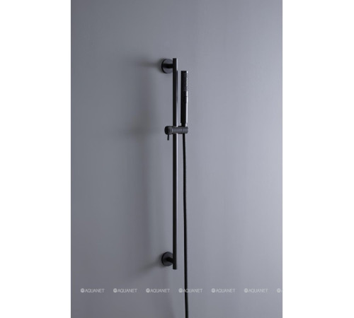 Душевая стойка Allen Brau Priority 800 мм ручной душ 3 режима черный матовый 5.31010-31