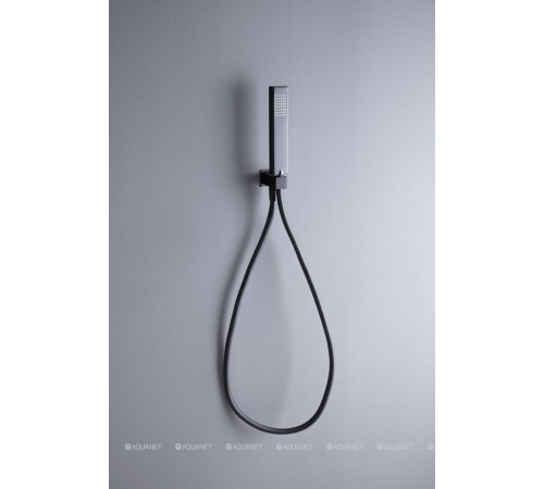 Душевой набор Allen Brau INFINITY с водорозеткой и шлангом 1500 мм черный матовый 5.21021-31
