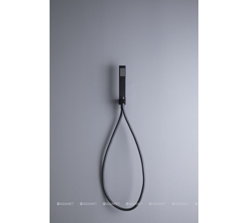 Душевой набор Allen Brau INFINITY с водорозеткой и шлангом 1500 мм черный матовый 5.21021-31