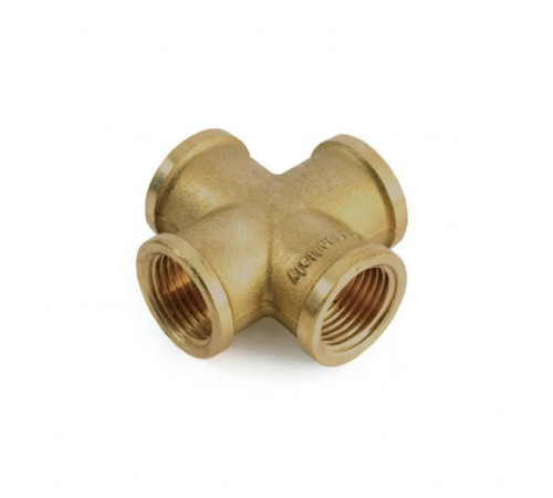 Крестовина резьбовая латунная ELSEN Metalit 3/4 ВВВВ EBF04.34