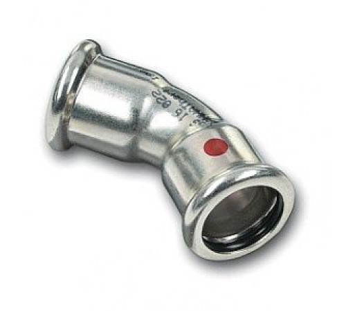 Отвод 45° Viega Profipress 24041 15 мм ВПр-ВПр 12404115