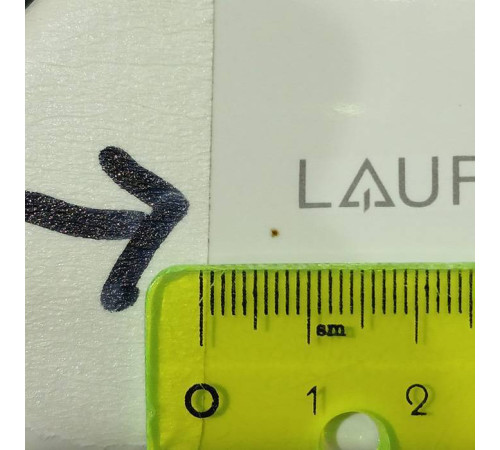 Раковина Laufen Living City 46х46х14 см 1 отверстие с дефектом (черная точка) 8.1343.1.000.104.1