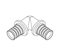 Угольник 90° REHAU RAUTITAN MX 32 мм латунь DZR 11080241001