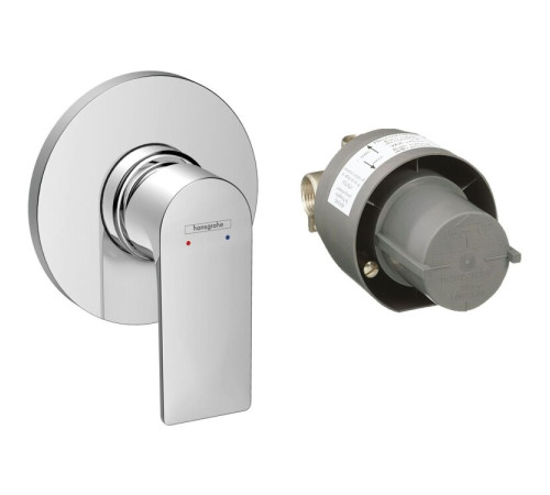 Набор со смесителем для душа Hansgrohe Rebris E однорычажный скрытого монтажа хром 72658000