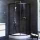 Душевое ограждение AM.PM X-Joy 90х90 см без поддона черный матовый W88G-205-090BT64