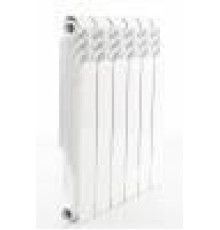 Радиатор биметаллический Gekon BM 500 10 секций боковое подключение gbm50010f RAL 9016