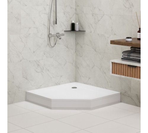 Душевой поддон трапеция RGW LUX/TN-TR акриловый 1000x1000 мм 16180500-41