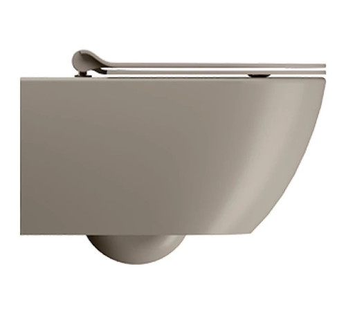 Унитаз подвесной безободковый GSI Pura Swirlflush 2.0 550x360 мм Tortora Matte 8815FR505