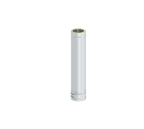 Труба Jeremias DW 180 мм L=1000 мм двустенная нержавеющая сталь DW13180