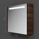 Зеркальный шкаф с подсветкой AM.PM Inspire V2.0 80 см левый орех M30MCL0801NF