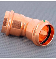 Угол пресс 45° Viega Profipress 42 мм медь 292386