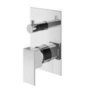 Смеситель для душа встраиваемый Plumberia Selection TAG на 2-3 выхода хром TG1901CR