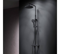 Душевая система AM.PM Like с термостатом черный матовый F0780422