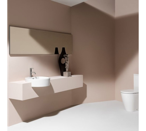 Раковина Laufen Living City 46х46х14 см 1 отверстие с дефектом (черная точка) 8.1343.1.000.104.1