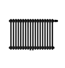 Радиатор стальной трубчатый КЗТО Batarìa 3-500-18 18 секций нижнее подключение RAL 9005M БАТ350018UTRAL9005M