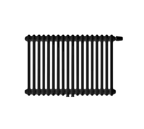 Радиатор стальной трубчатый КЗТО Batarìa 3-500-18 18 секций нижнее подключение RAL 9005M БАТ350018UTRAL9005M
