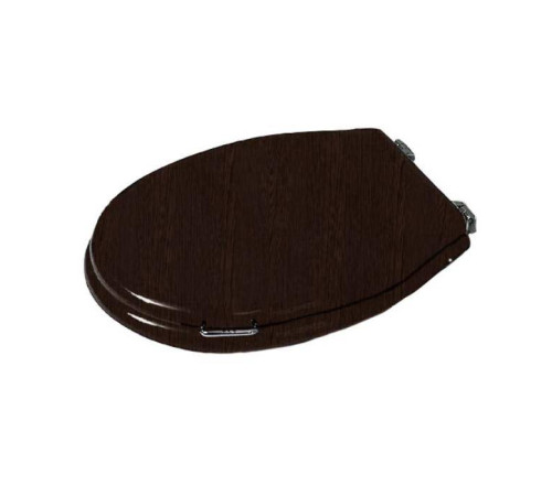 Сиденье для унитаза Simas Lante с ручкой микролифт noce/хром LA008noce/cr