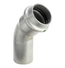 Угольник 45° Viega Sanpress Inox нержавеющая сталь 35 мм 435424