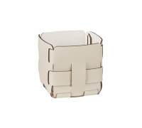 Корзинка ADJ Mini Bottega 12х12х13 см панна котта/белый 1013.16/10