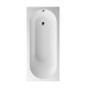 Ванна встраиваемая прямоугольная Villeroy & Boch Oberon 170x75x45 см Quaryl с ножками белый UBQ170OBE2V-01