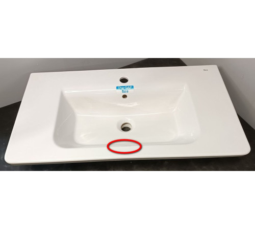 Раковина накладная Roca The Gap 800х440х165 мм с переливом 327470000