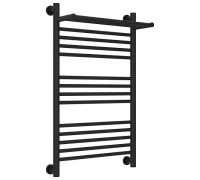 Полотенцесушитель водяной Сунержа Богема+ с 1 полкой 500x800 мм матовый черный 31-0223-8050