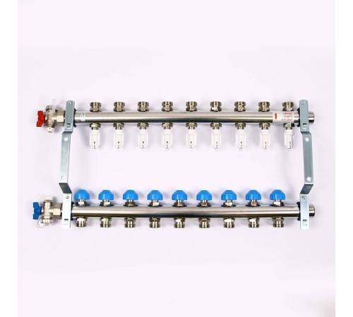 Коллекторная группа REHAU HKV-D 1 x 3/4 EK 9 выходов 208091