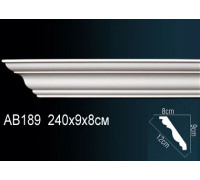 Карниз потолочный Perfect AB189 полиуретановый AB189
