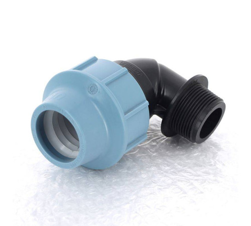 Угол обжимной для труб ПНД Unidelta Deltone 40х1 1/4 наружная резьба 1008040005