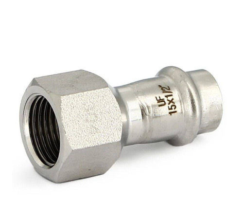 Муфта пресс-В Uni-Fitt 15x3/4 нержавеющая сталь 771S1300