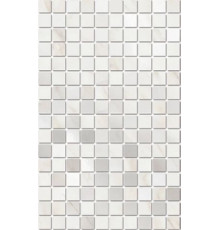 Декор Kerama Marazzi Гран Пале мозаичный белый 25х40 см MM6359